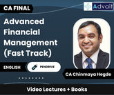 CA Final Advanced Financial Management (Fast Track) Video Lectures by CA Chinmaya Hegde (Pendrive)